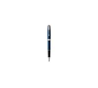 PARKER Sonnet Stylo roller, Bleu satiné, Recharge noire pointe fine, Coffret cadeau