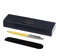 PARKER - Stylo à bille Jotter avec étui en velours dans une boîte cadeau - encre noire - jaune