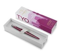 PARKER Stylo à bille Jotter édition spéciale Global Icons | Tokyo Satin Rose | Encre bleue | Coffret cadeau