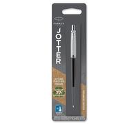 Parker stylo-bille Jotter Bond Street noir avec attributs chromés - Emballé sous blister