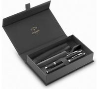 Parker - Stylo-plume et stylo-bille IM, duo, boîte cadeau et étui, noir