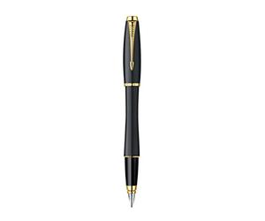 Parker Urban Classic Stylo plume Pointe Moyenne Attributs Dorés Noir Feutré