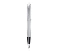 Parker Urban Fashion Stylo Roller Pointe Fine Attributs Chromés Argent