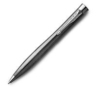 Parker Urban Twist stylo-bille, metro métallique avec finitions chrome, pointe moyenne et recharge d’encre bleue, coffret cadeau