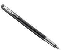 Parker Vector parure stylo plume | finition noire | plume moyenne et 5 cartouches d’encre bleue lavable