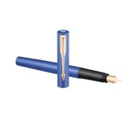 PARKER Vector XL Stylo-plume à pointe fine Bleu/doré Sans boîte