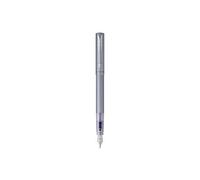 Parker stylo plume Vector XL | Laque bleu-argent métallisée sur laiton | Plume moyenne avec recharge d’encre bleue | Coffret cadeau