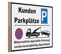 Parking client | Panneau | Avis de remorquage | Extérieur | 40 cm x 30 cm