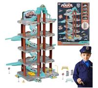 Parking de police - MEGA CREATIVE - avec accessoires - garage à plusieurs niveaux