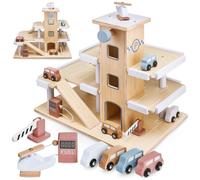 Parking en Bois, 3 étages, Ascenseur - Garage Enfant avec Piste d'Atterrissage