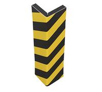 PARKING FACIL - Protecteur pour Angles, Colonnes et Murs de Garage - 500 x 250 x 25 mm - Jaune/Noir - Protège Les Portes et Les Pare-Chocs des Voitures dans Les Parkings