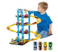 Parking Garage avec accessoires (MOLTO 4 étages + hélicoptère)