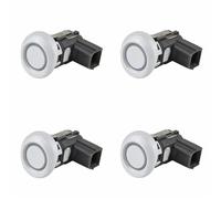 Parking Radar Alerte Capteur Pour Pour Pajero Pour Montero Pour Outlander Pour ASX 4PCS Capteur Radar Recul De Voiture Détecteur Radar Voiture(Rear White)
