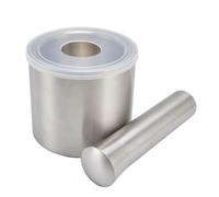 PARKMortier Pilon Design à double structure Texture brillante Pratique Silencieux Nettoyable Broyeur