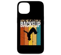 Parkour Demandez-moi si je peux faire un backflip Funny Parkour Coque pour iPhone 13