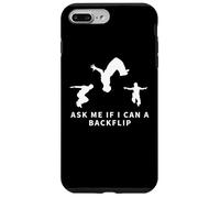 Parkour Demandez-moi si je peux faire un backflip Funny Parkour Coque pour iPhone 7 Plus/8 Plus
