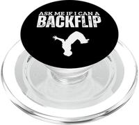 Parkour Demandez-moi si je peux faire un backflip Funny Parkour PopSockets PopGrip pour MagSafe