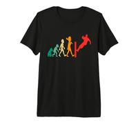 Parkour Evolution Human Extreme Sport Freerunning Athlète T-Shirt Haut de Gamme