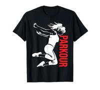 Parkour Femmes Visuel - Flow Creatif Mouvement Art T-Shirt
