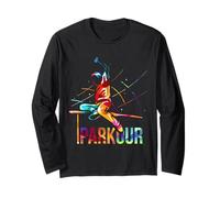 Parkour Freerunning Cadeau - Traceur Saut Escalade Sport Manche Longue
