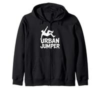 Parkour Freerunning Urban Jumper Extreme Sports Sweat à Capuche