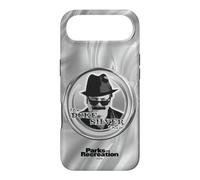 Parks and Recreation Duke Silver Coin Logo Coque pour iPhone Air