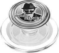Parks and Recreation Duke Silver Coin Logo PopSockets PopGrip pour MagSafe