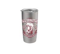 Parks and Recreation I Met Li’l Sebastian Gobelet isotherme en acier inoxydable double paroi