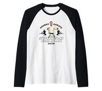 Parks and Recreation Johnny Karate Moves to Success 2 Sided Manche Raglan