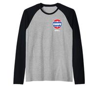 Parks and Recreation Knope Campaign Button Manche Raglan
