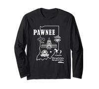 Parks and Recreation Pawnee Indiana Icons Manche Longue