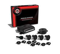 ParkSafe Radar recul universel 'Multi-Angle' (compatibles de crochet d'attelage) avec 4 Capteurs Noir mattes/Buzzer (signal sonore) (12/24V)