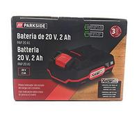 Parkside - Batterie 2 Ah 20 V Compatible avec Tous Les appareils de la série PARKSIDE X 20 V Team