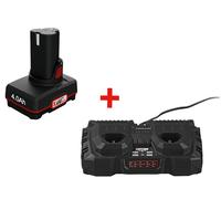 PARKSIDE® Chargeur de batterie double + Batterie 4 Ah, 12 V