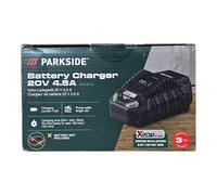 PARKSIDE Chargeur « PLG 20 A3 », 120 W, 4,5 A - 30 Min de Temps de Charge X 20 V Team