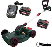 PARKSIDE® Coupe-bordures PAMT 20 20V 3in1 sans fil en bundle HEADNMORE® +porte-clés (incl. 2x batterie 4Ah)