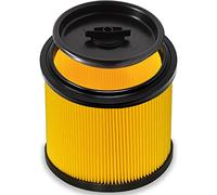 Parkside Filtre à plis avec couvercle à baïonnette pour aspirateur sec et humide PNTS 1300 C3 IAN 102791 (sans tressage intérieur en acier, flexible)