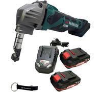 PARKSIDE® Grignoteuse sans fil 20V PMKA 20 (incl. 2x2Ah batterie) +porte-clés en bundle HEADNMORE