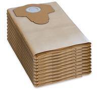 Parkside Lidl Lot de 10 sacs d'aspirateur d'origine pour aspirateur eau et poussière PWD 25, 30, PNTS 23, 30, 1400, 1500 A1, A2, B1, C1, D1, B2, B3, E2, C4, D5, F2, H4
