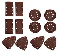 Parkside Lot de 12 Feuilles de Papier abrasif pour Ponceuse Multifonction PMFS 200 B2 - LIDL IAN 275401, 287977, 304370
