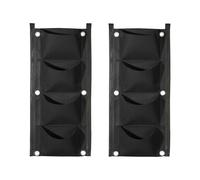 PARKSIDE® Lot de 2 sacs de plantation (sac à plantes mural noir)