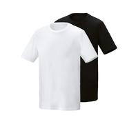 PARKSIDE® Lot de 2 t-shirts homme (noir/blanc, XL)
