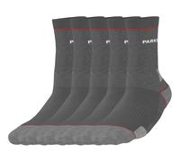 PARKSIDE® Lot de 5 paires de chaussettes de travail homme (gris, 43-46)