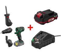 PARKSIDE® Outil combiné sans fil + Batterie, 2 Ah + Chargeur de batterie, 20V