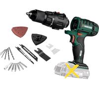 Parkside Outil multi-combinaison sans fil 4 en 1 20 V - Unité nue - Perceuse, ponceuse multiple, scie sabre, outil oscillant rapide et facile à changer - aucun outil nécessaire