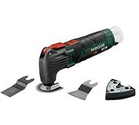 Parkside Outil multifonction sans fil 4 en 1 : sciage, coupe, rabotage et ponçage avec batterie 12 V 2 Ah et chargeur rapide Outil d'oscillation très polyvalent