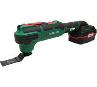 PARKSIDE® Outil multifonctions sans fil 20V PAMFW 20 en bundle HEADNMORE® +porte-clés HEADNMORE® (avec batterie 1x4Ah)