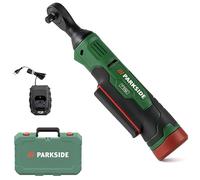 Parkside PAR 12B1 Tournevis à cliquet sans fil 12V, 54 Nm, batterie Li-Ion 2 Ah, avec chargeur et étui