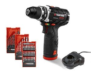 PARKSIDE Perceuse-visseuse sans fil PBSPA 12 A1avec accessoires