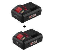 Parkside Performance® Lot de 2 batteries 20V 4Ah + double chargeur 20V 4.5A